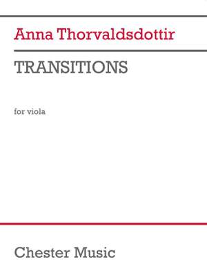 Anna Thorvaldsdottir: Transitions (version for Viola)