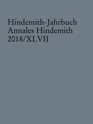Hindemith-Jahrbuch Vol. 47