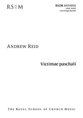 Andrew Reid: Victimae paschali