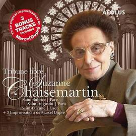 Suzanne Chaisemartin playing the organs of Saintsulpice & St Augustin