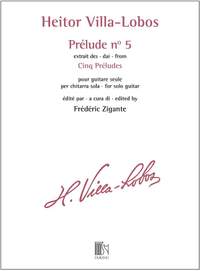 Heitor Villa-Lobos: Prélude n° 5 - extrait des Cinq Préludes
