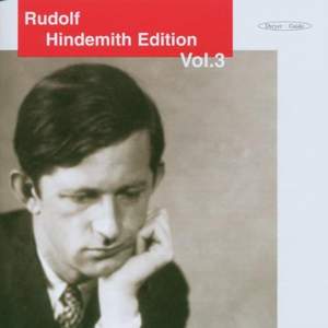 Rudolf Hindemith as a Performer (Edition Vol. 3)