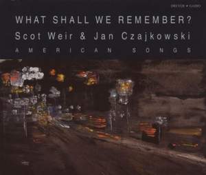 Scott Weir: What shall we remember?