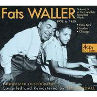 The Complete Recorded Works Volume 5 1938-1940