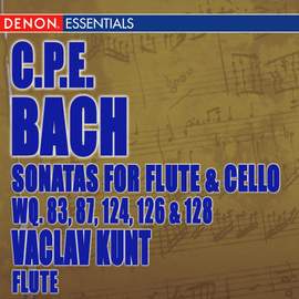 Carl Philip Bach: Sonatas for Flute Violoncello Wq. 83, 87, 124, 126 & 128