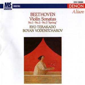 Beethoven: Violin Sonatas, Nos. 1, 3 & 5 'Spring'