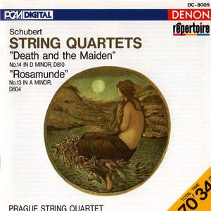 Schubert: String Quartets 'Death and the Maiden' & 'Rosamunde'