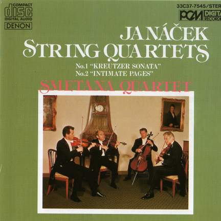 Janacek String Quartets: No. 1 'Kreutzer Sonata' & No. 2 'Intimate Pages'