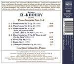 Bechara El-Khoury: Piano Sonatas Nos. 1-4 Product Image