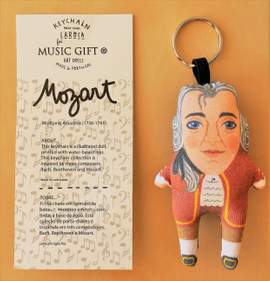 Schlüsselanhänger Mozart