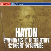 Haydn: Symphony Nos. 87, 88 'The Letter V', 92 'Oxford Symphony' & 94 'Mit dem Paukenschlag'