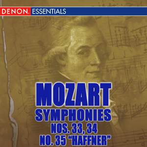 Mozart: Symphonies Nos. 33, 34 & 35 'Haffner'