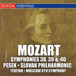 Mozart: Symphonies Nos. 38 'Prague', 39 & 40