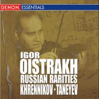 Khrennikov: Concerto for Violin & Orchestra No. 2 - Taneyev: Concert Suite, Op. 28