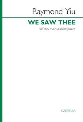 Raymond Yiu: We saw thee