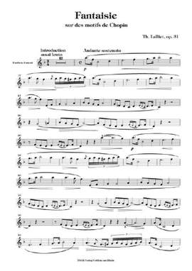 Théodore Casimir Lalliet: Fantaisie