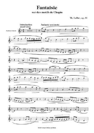 Théodore Casimir Lalliet: Fantaisie