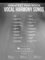 Greatest Pop/Rock Vocal Harmony Songs Product Image