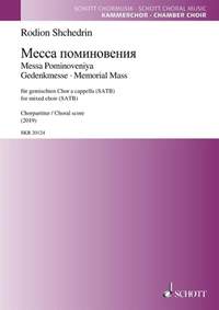 Shchedrin, R: Messa Pominoveniya
