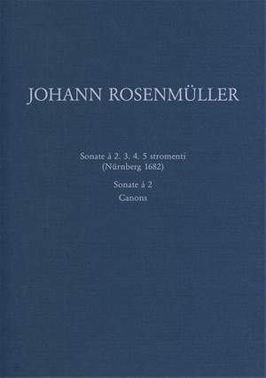 Rosenmueller, J: Sonate a 2, 3, 4, 5 stromenti III, Band 30