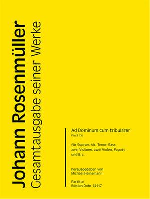 Rosenmueller, J: Ad Dominum cum tribularer RWV.E 120