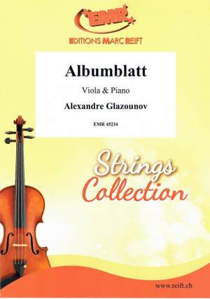 Glazounov, Alexander: Album Leaf (1899)