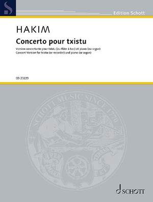 Hakim, N: Concerto pour txistu