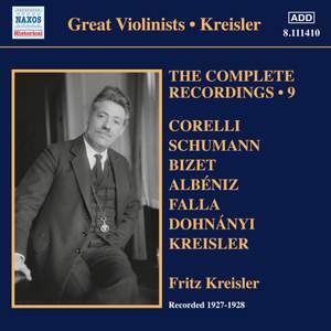 Kreisler Recordings, Vol. 9