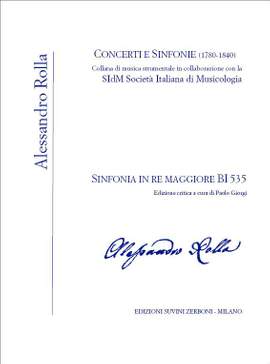 Alessandro Rolla: Sinfonia in re maggiore BI 535