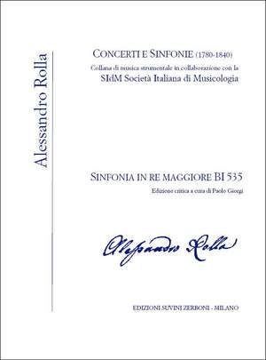 Alessandro Rolla: Sinfonia in re maggiore BI 535