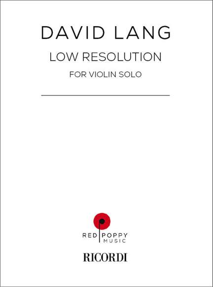 David Lang: Low Resolution