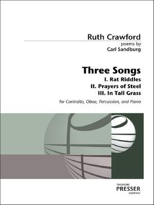 Crawford, R: Three Songs on Poems by Carl Sandburg