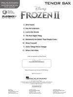 Frozen II - Instrumental Play-Along Tenor Sax Product Image