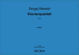 Sergej Newski: Klavierquartett