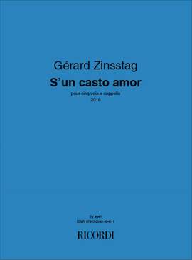 Gérard Zinsstag: S'un casto amor