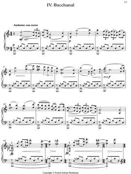 Holzkamp, Franck Adrian: Casanova – oder: der reife Gesang. (The mature chant) (w 230a) for piano solo