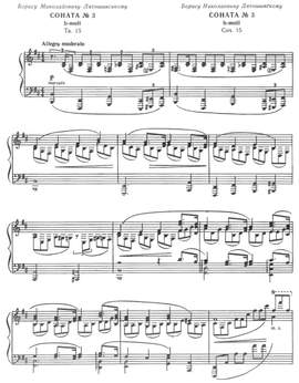 Kosenko, Viktor: Third Sonata op. 15 for piano solo