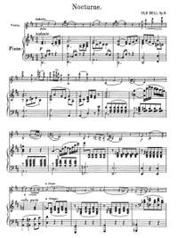 Bull, Ole: Nocturne op. 2 for violin and piano