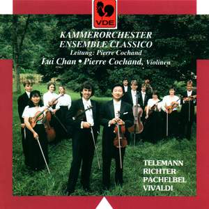 Telemann: Burlesque de Don Quixotte – Vivaldi: Concerto for 2 Violins in A Minor, RV 522 – Pachelbel: Canon in D Major – Richter: Symphony in G Major