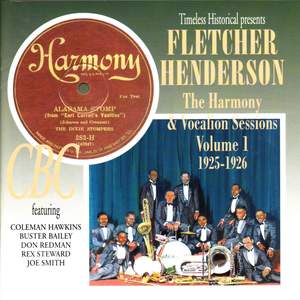 Fletcher Henderson the Harmony & Vocalion Sessions Volume 1 1925-1926