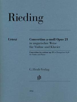 Rieding, O: Concertino a-moll op. 21