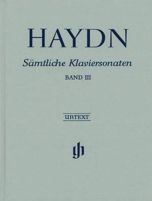 Haydn: Complete Piano Sonatas Volume III