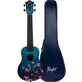 Flight: TUSL32 Long Neck ABS Travel Uke - Sakura