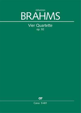 Brahms: Four Quartets op. 92
