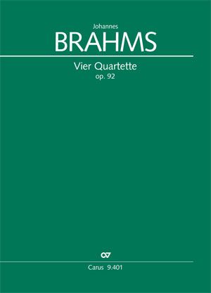 Brahms: Four Quartets op. 92