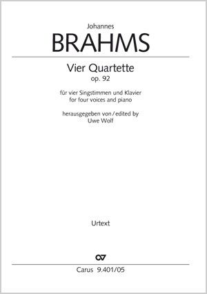 Brahms: Four Quartets op. 92
