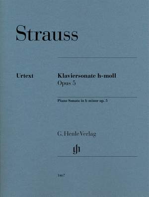 Strauss, R: Piano Sonata b minor op. 5
