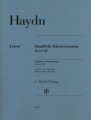 Haydn: Complete Piano Sonatas Volume III