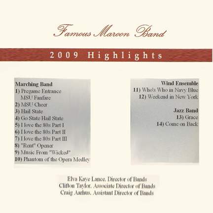 Famous Maroon Band 2009 Highlights
