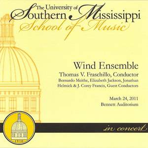 The University of Southern Mississippi Wind Ensemble March 24, 2011
